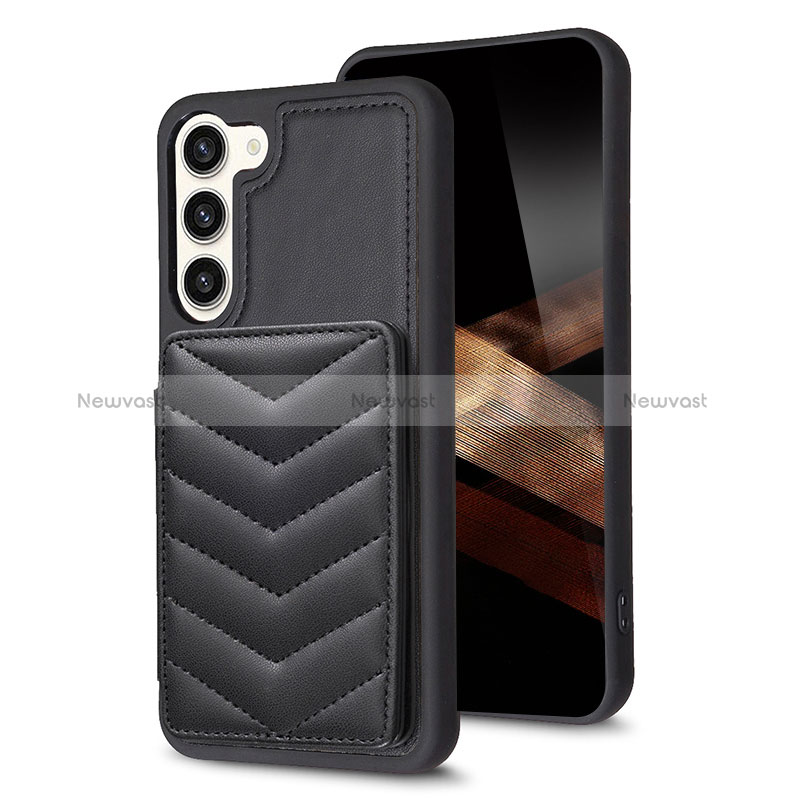 Soft Silicone Gel Leather Snap On Case Cover BF1 for Samsung Galaxy S24 Plus 5G