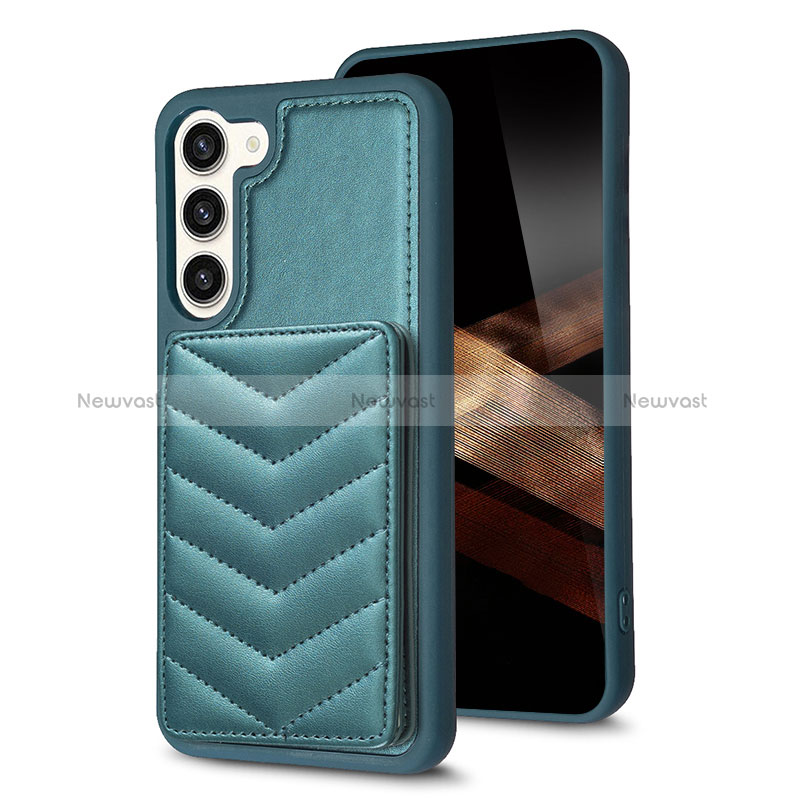 Soft Silicone Gel Leather Snap On Case Cover BF1 for Samsung Galaxy S24 Plus 5G