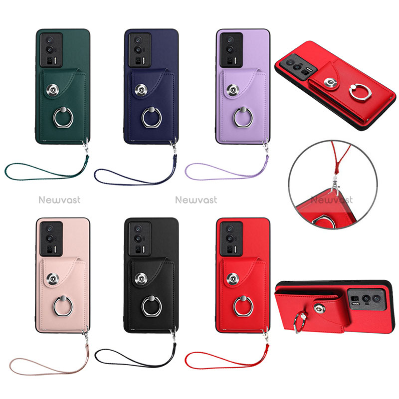 Soft Silicone Gel Leather Snap On Case Cover BF1 for Xiaomi Redmi K60 5G