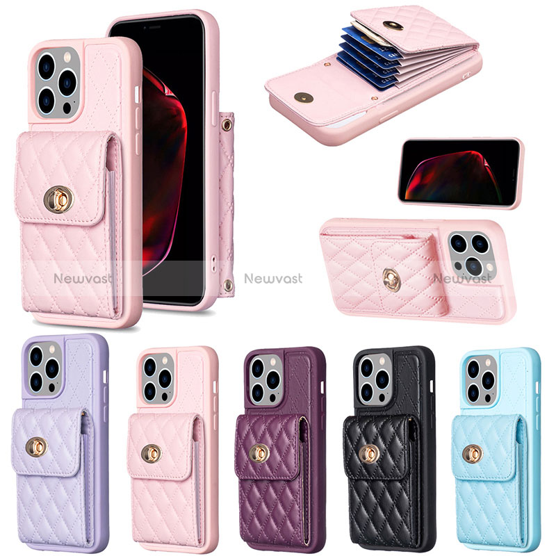 Soft Silicone Gel Leather Snap On Case Cover BF2 for Apple iPhone 14 Pro Max