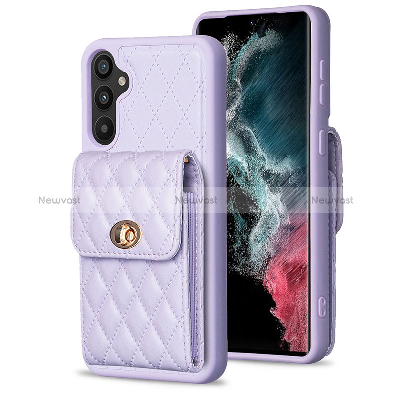 Soft Silicone Gel Leather Snap On Case Cover BF2 for Samsung Galaxy A34 5G