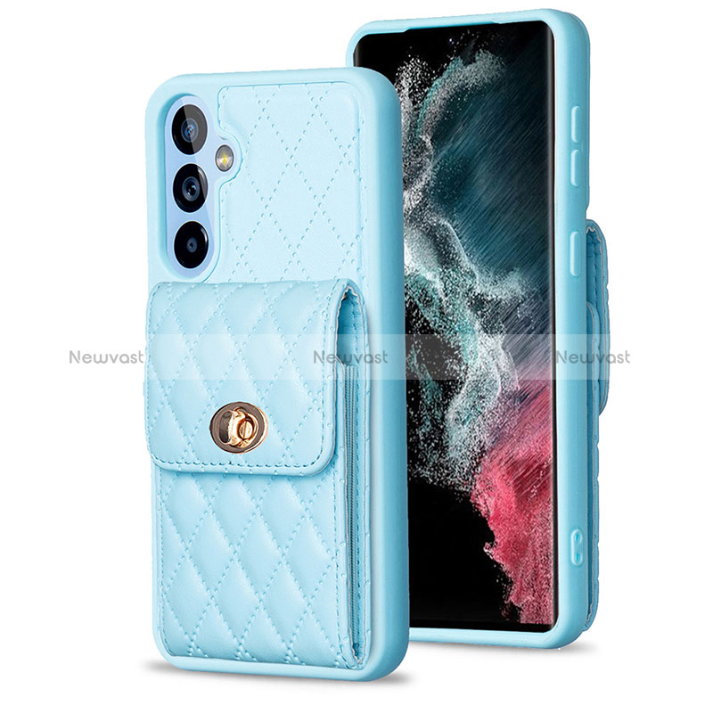 Soft Silicone Gel Leather Snap On Case Cover BF2 for Samsung Galaxy A54 5G