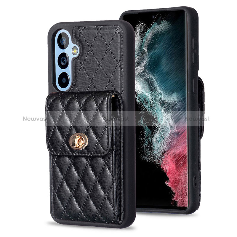 Soft Silicone Gel Leather Snap On Case Cover BF2 for Samsung Galaxy Quantum4 5G