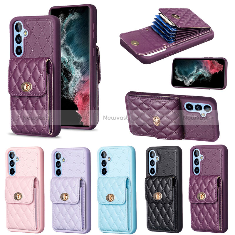 Soft Silicone Gel Leather Snap On Case Cover BF2 for Samsung Galaxy Quantum4 5G