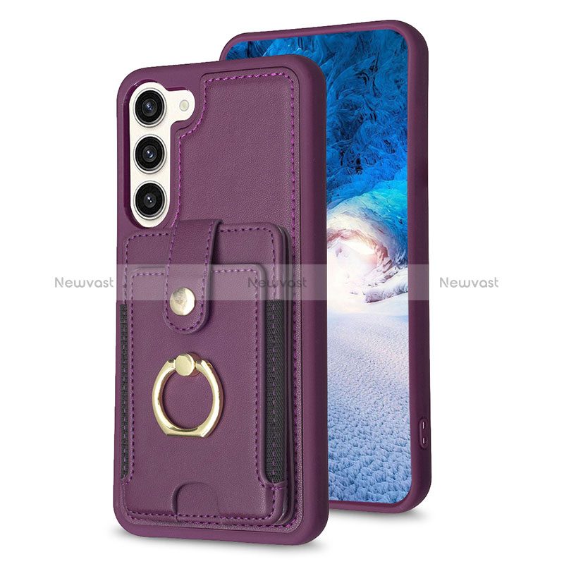 Soft Silicone Gel Leather Snap On Case Cover BF2 for Samsung Galaxy S22 5G