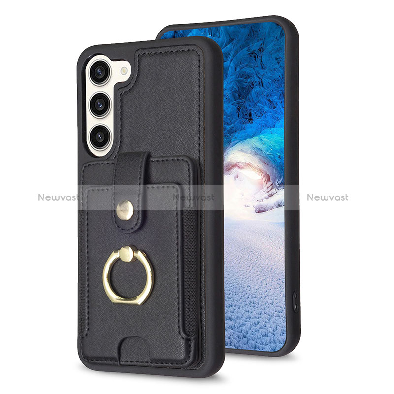 Soft Silicone Gel Leather Snap On Case Cover BF2 for Samsung Galaxy S22 Plus 5G