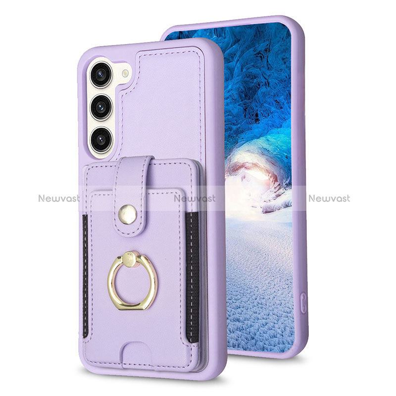 Soft Silicone Gel Leather Snap On Case Cover BF2 for Samsung Galaxy S23 5G