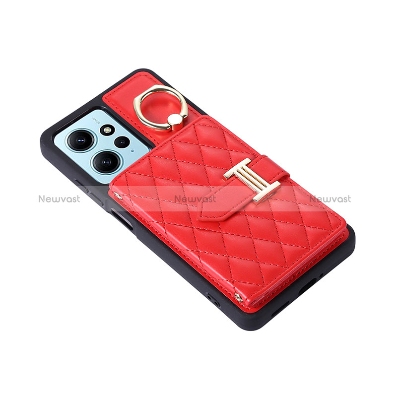 Soft Silicone Gel Leather Snap On Case Cover BF2 for Xiaomi Redmi Note 12 4G