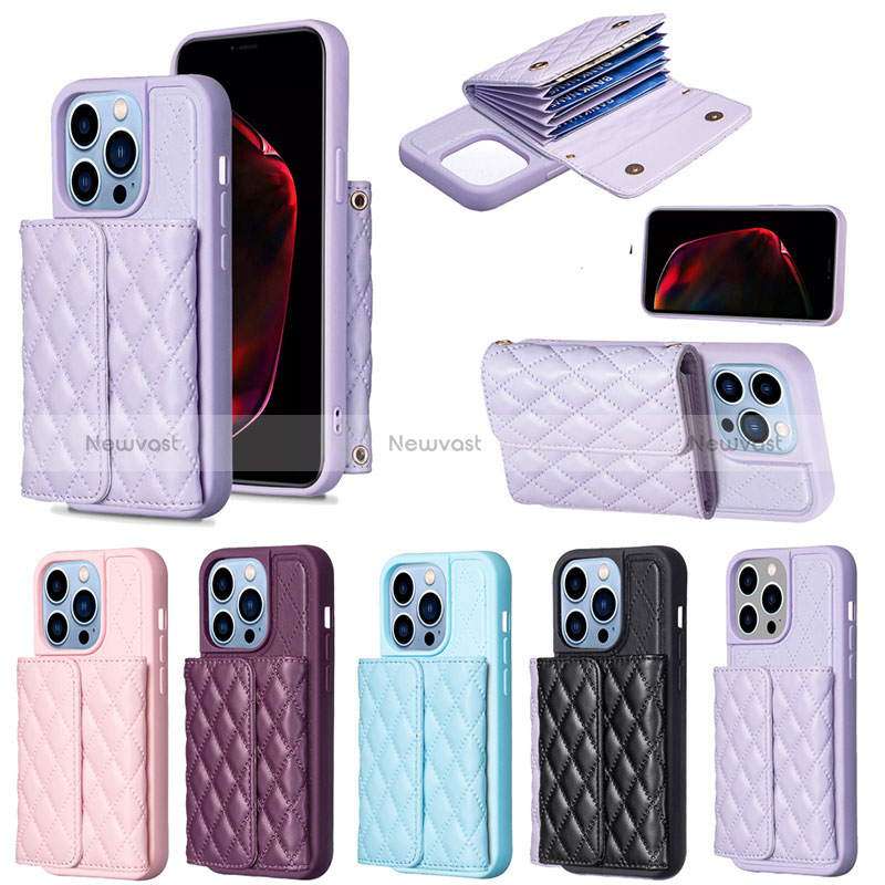 Soft Silicone Gel Leather Snap On Case Cover BF3 for Apple iPhone 16 Pro