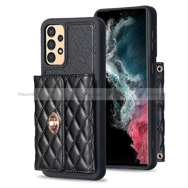 Soft Silicone Gel Leather Snap On Case Cover BF3 for Samsung Galaxy A13 4G