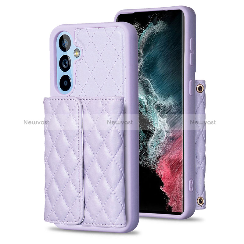 Soft Silicone Gel Leather Snap On Case Cover BF3 for Samsung Galaxy A54 5G