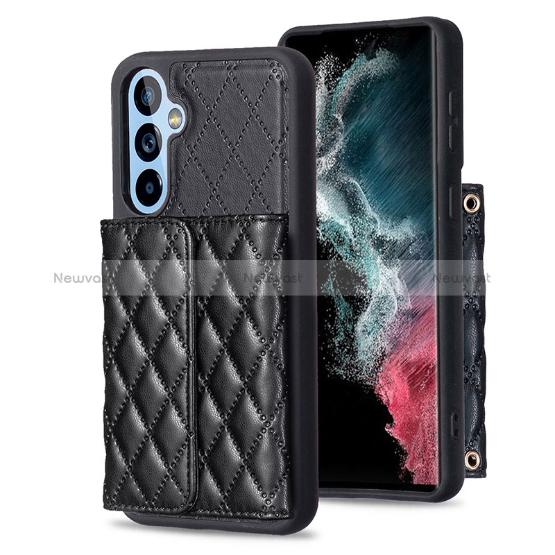 Soft Silicone Gel Leather Snap On Case Cover BF3 for Samsung Galaxy A54 5G