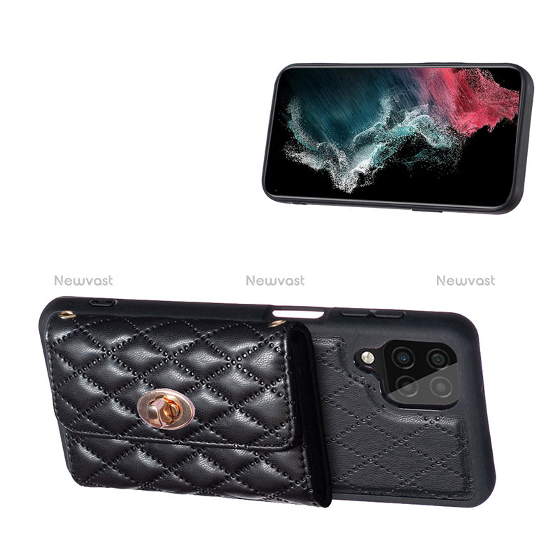 Soft Silicone Gel Leather Snap On Case Cover BF3 for Samsung Galaxy F12
