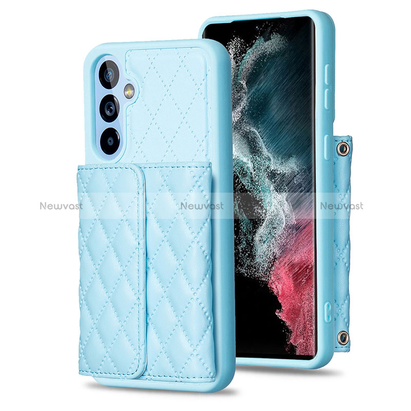 Soft Silicone Gel Leather Snap On Case Cover BF3 for Samsung Galaxy Quantum4 5G