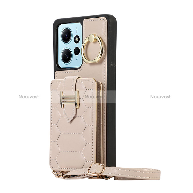 Soft Silicone Gel Leather Snap On Case Cover BF3 for Xiaomi Redmi Note 12 4G