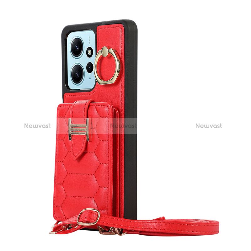 Soft Silicone Gel Leather Snap On Case Cover BF3 for Xiaomi Redmi Note 12 4G