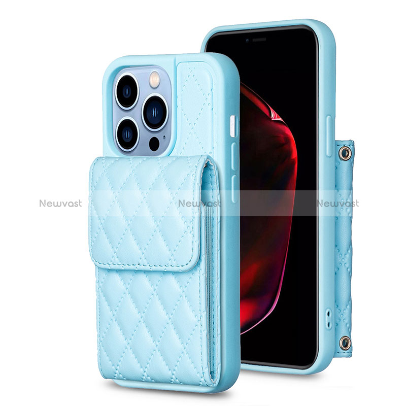 Soft Silicone Gel Leather Snap On Case Cover BF4 for Apple iPhone 16 Pro