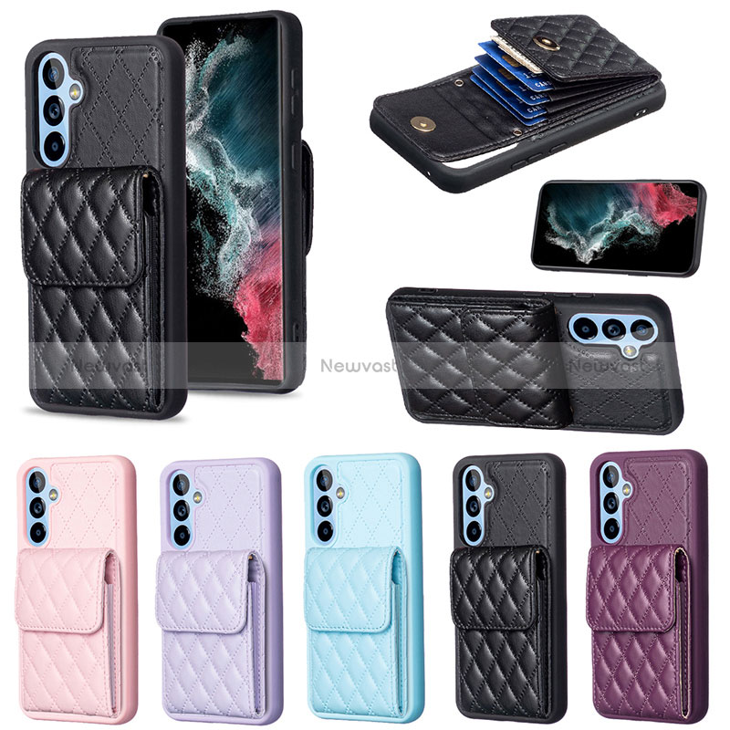 Soft Silicone Gel Leather Snap On Case Cover BF4 for Samsung Galaxy Quantum4 5G