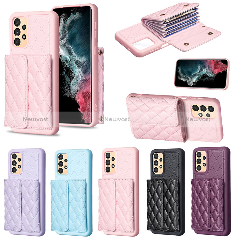 Soft Silicone Gel Leather Snap On Case Cover BF5 for Samsung Galaxy A13 4G