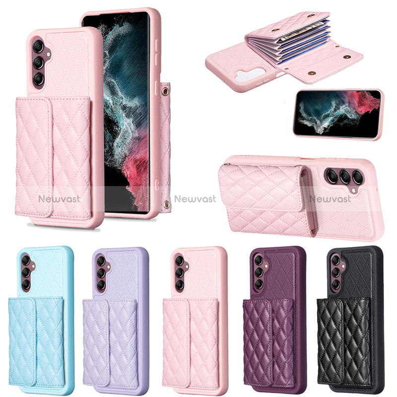 Soft Silicone Gel Leather Snap On Case Cover BF5 for Samsung Galaxy A14 4G