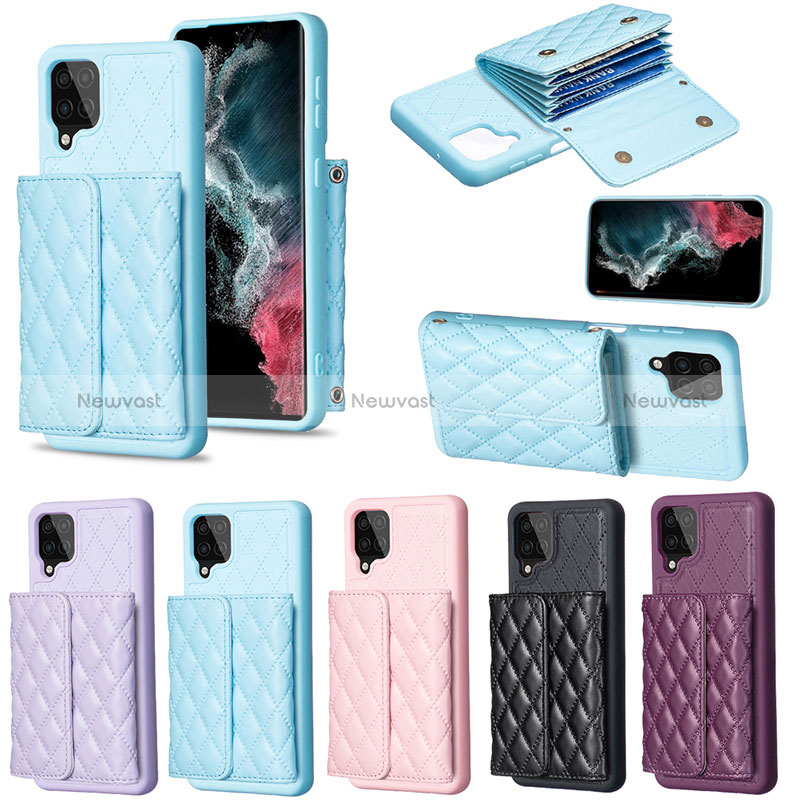 Soft Silicone Gel Leather Snap On Case Cover BF5 for Samsung Galaxy M12