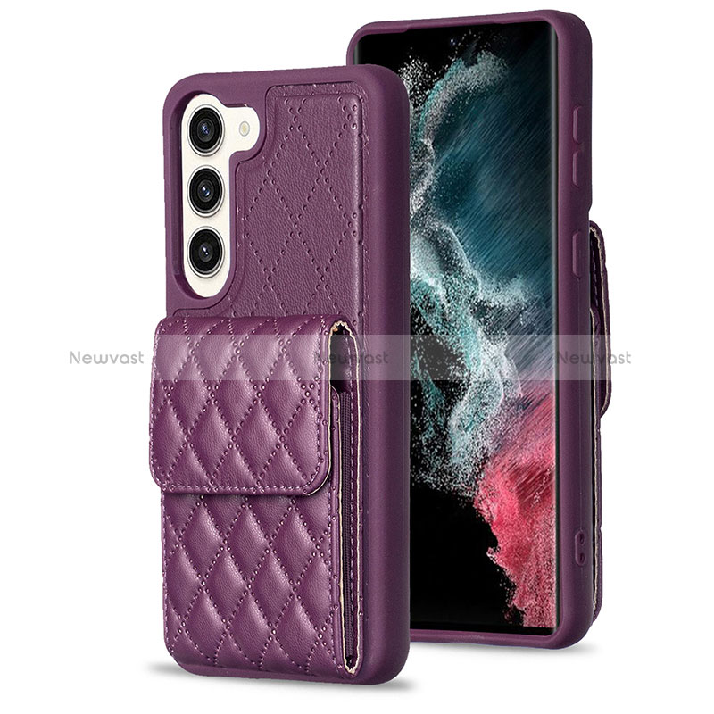 Soft Silicone Gel Leather Snap On Case Cover BF5 for Samsung Galaxy S22 Plus 5G