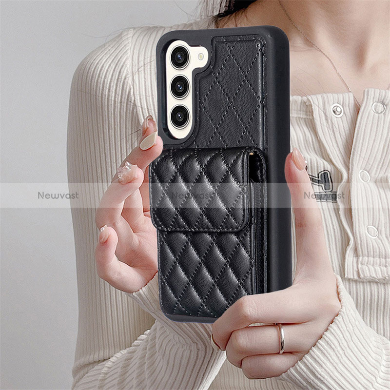 Soft Silicone Gel Leather Snap On Case Cover BF5 for Samsung Galaxy S24 5G