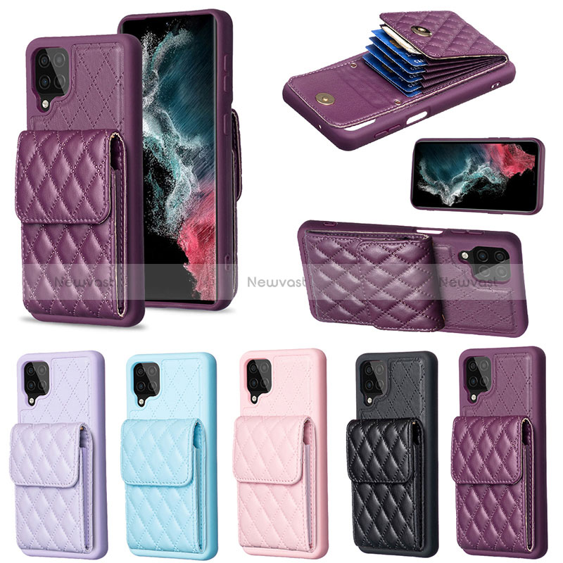 Soft Silicone Gel Leather Snap On Case Cover BF6 for Samsung Galaxy M12