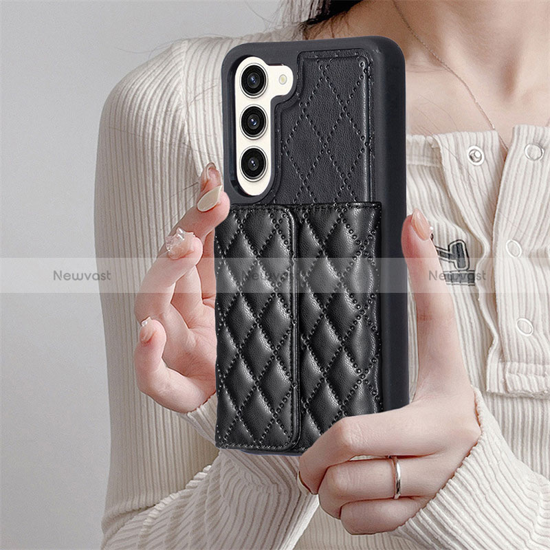 Soft Silicone Gel Leather Snap On Case Cover BF6 for Samsung Galaxy S24 Plus 5G