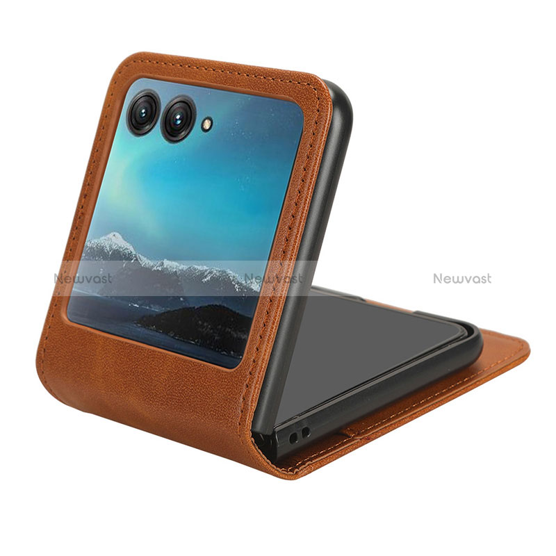 Soft Silicone Gel Leather Snap On Case Cover CX1 for Motorola Moto Razr 40 Ultra 5G