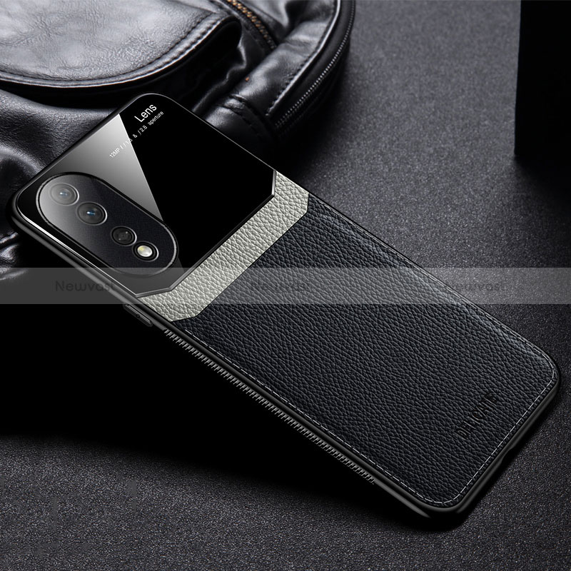 Soft Silicone Gel Leather Snap On Case Cover FL1 for Huawei Honor 80 5G