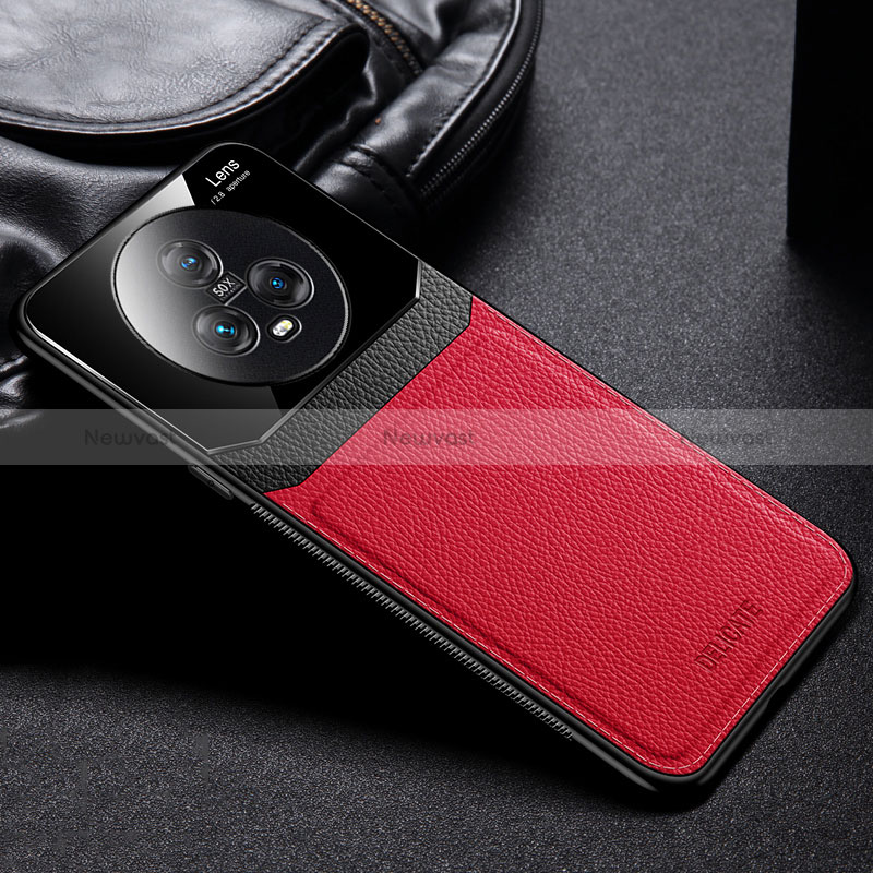 Soft Silicone Gel Leather Snap On Case Cover FL1 for Huawei Honor Magic5 5G