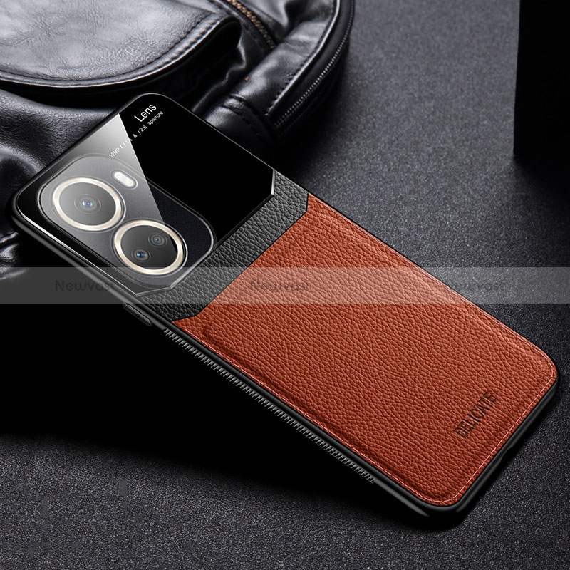 Soft Silicone Gel Leather Snap On Case Cover FL1 for Huawei Nova 10 SE