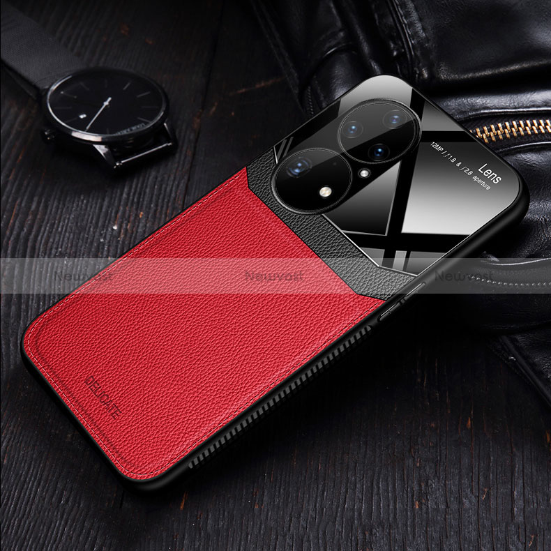 Soft Silicone Gel Leather Snap On Case Cover FL1 for Huawei P50e