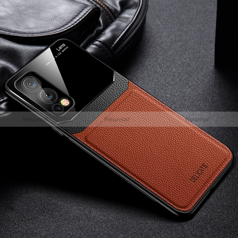 Soft Silicone Gel Leather Snap On Case Cover FL1 for OnePlus Nord 2 5G