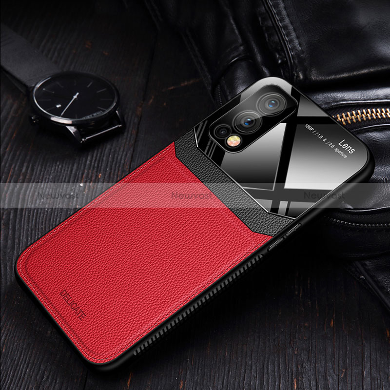 Soft Silicone Gel Leather Snap On Case Cover FL1 for OnePlus Nord 2 5G