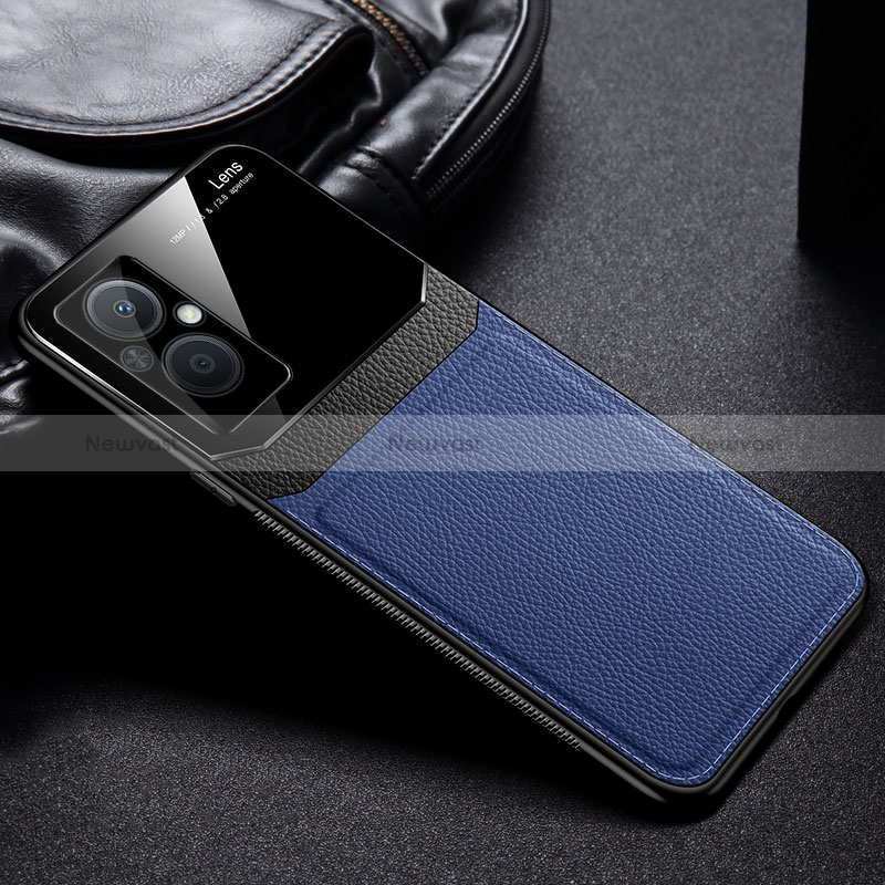 Soft Silicone Gel Leather Snap On Case Cover FL1 for Oppo A96 5G