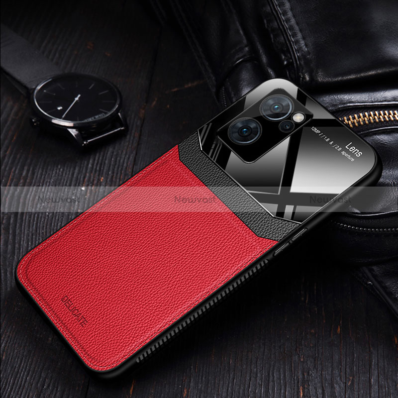 Soft Silicone Gel Leather Snap On Case Cover FL1 for Oppo Find X5 Lite 5G