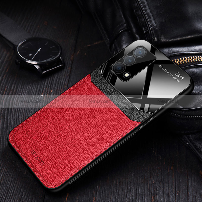 Soft Silicone Gel Leather Snap On Case Cover FL1 for Oppo K9 5G