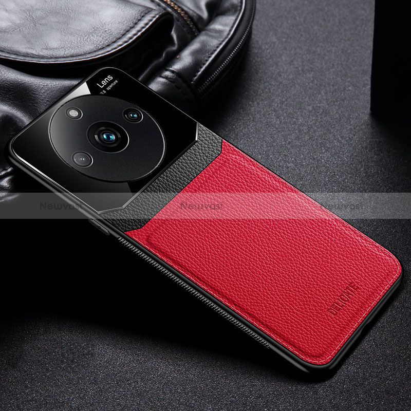 Soft Silicone Gel Leather Snap On Case Cover FL1 for Realme 11 Pro 5G