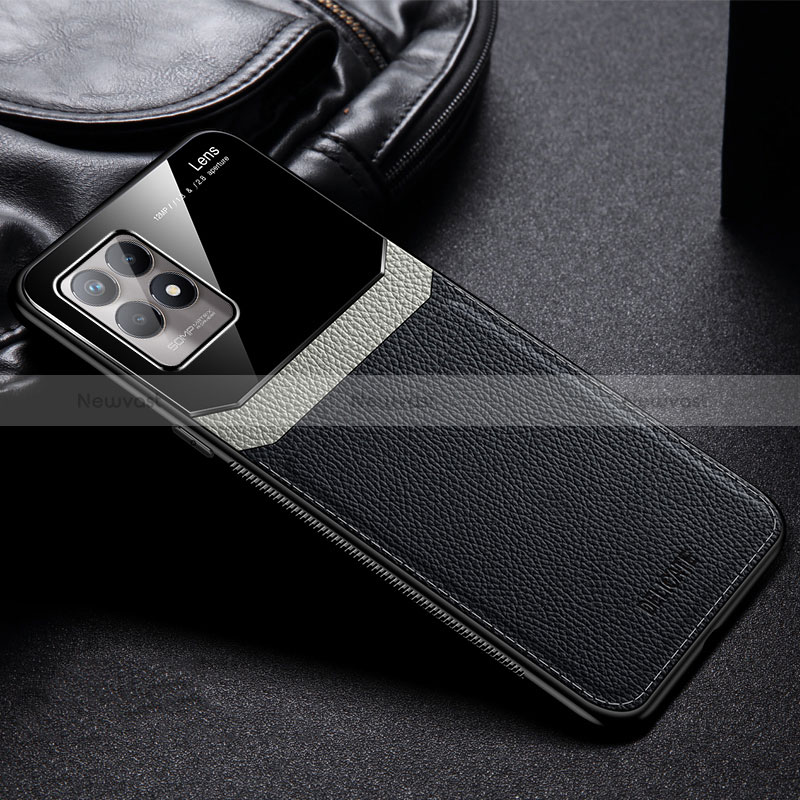 Soft Silicone Gel Leather Snap On Case Cover FL1 for Realme 8i