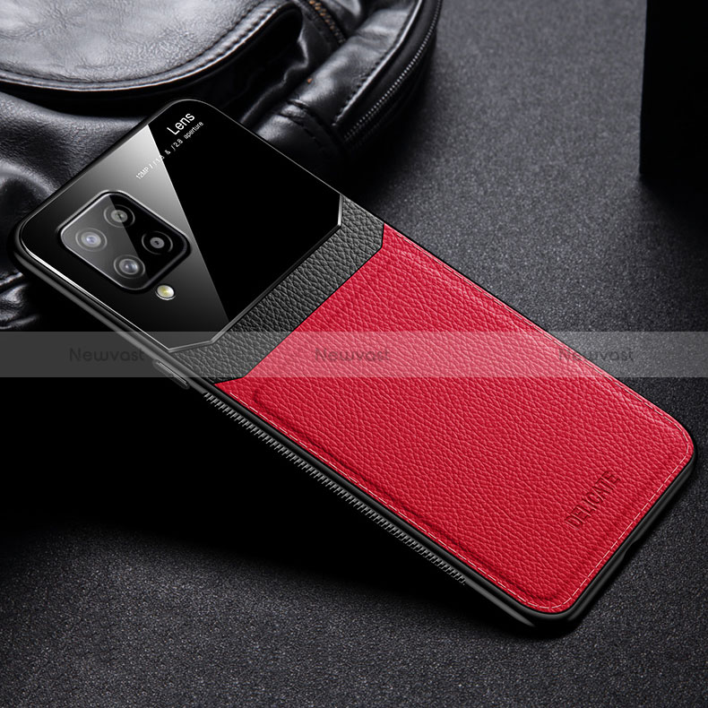 Soft Silicone Gel Leather Snap On Case Cover FL1 for Samsung Galaxy A42 5G