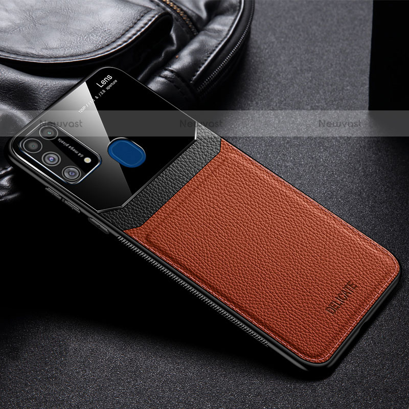 Soft Silicone Gel Leather Snap On Case Cover FL1 for Samsung Galaxy M31