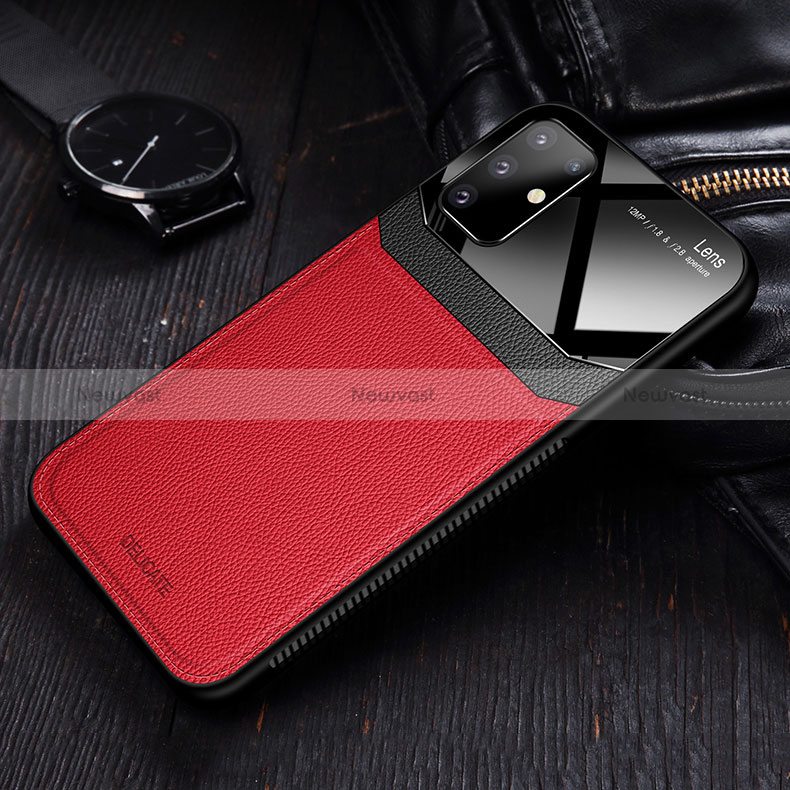 Soft Silicone Gel Leather Snap On Case Cover FL1 for Samsung Galaxy M80S