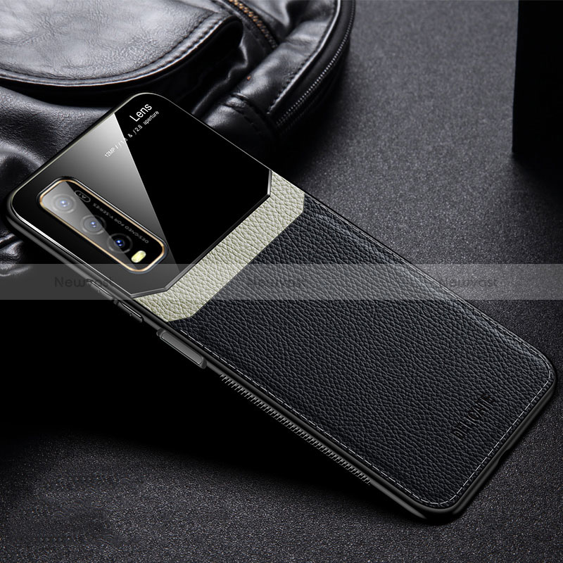 Soft Silicone Gel Leather Snap On Case Cover FL1 for Vivo iQOO U1
