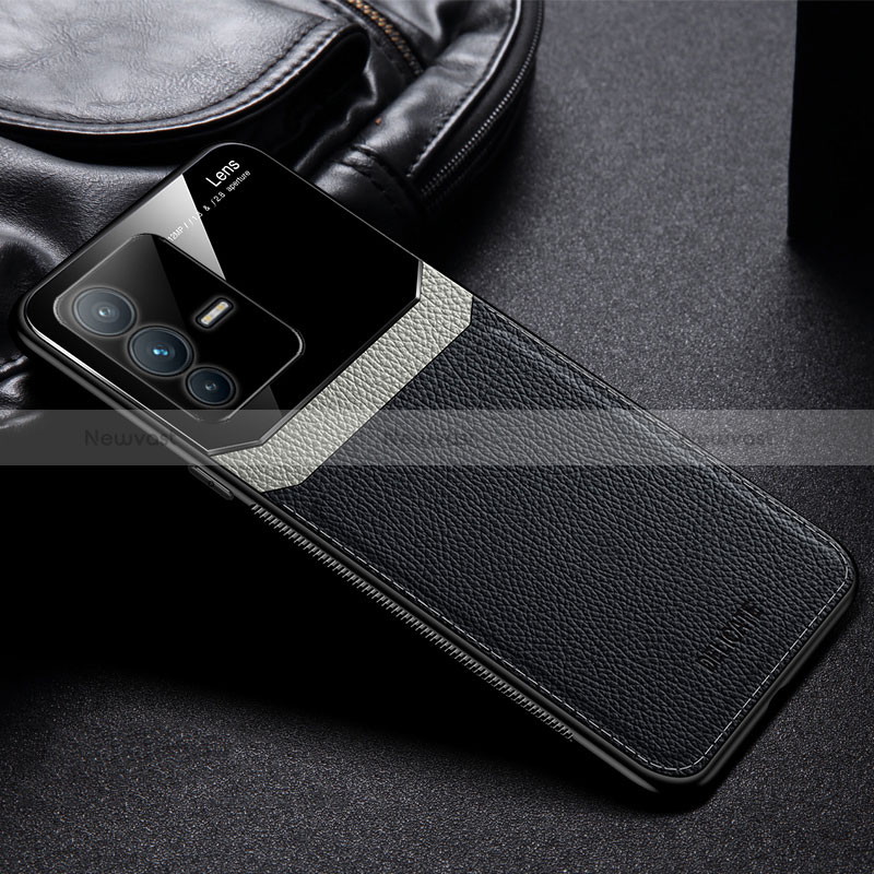 Soft Silicone Gel Leather Snap On Case Cover FL1 for Vivo V23 Pro 5G