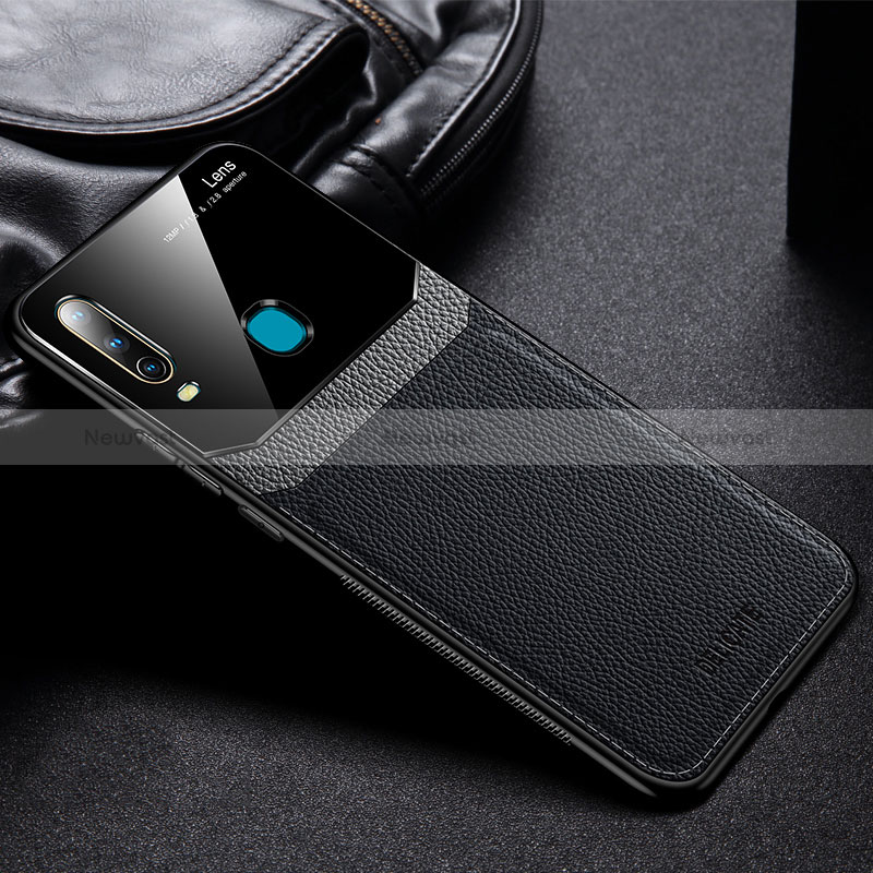 Soft Silicone Gel Leather Snap On Case Cover FL1 for Vivo Y12