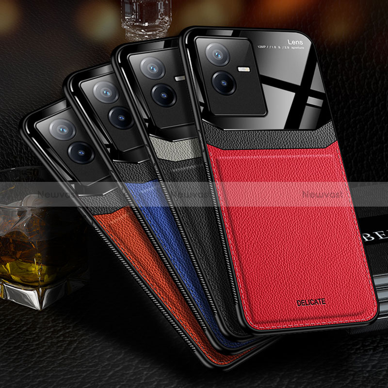 Soft Silicone Gel Leather Snap On Case Cover FL1 for Vivo Y73t