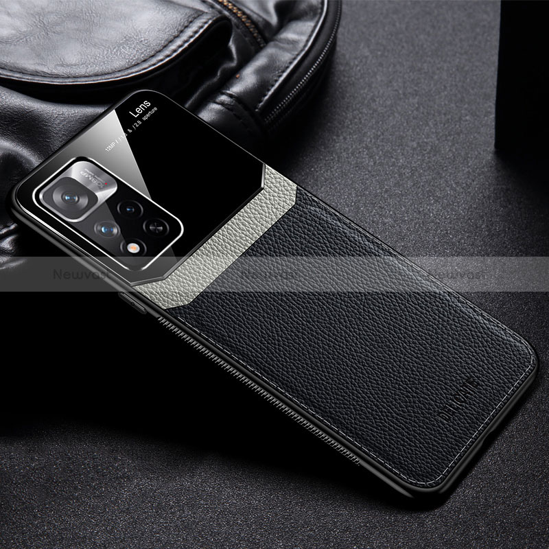 Soft Silicone Gel Leather Snap On Case Cover FL1 for Xiaomi Mi 11i 5G (2022)