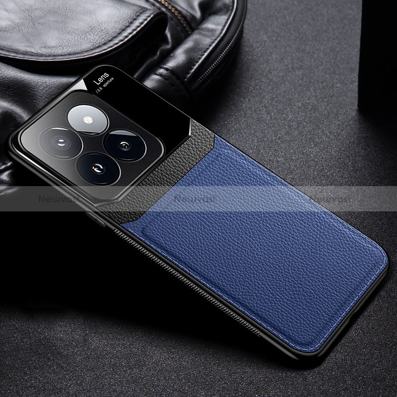 Soft Silicone Gel Leather Snap On Case Cover FL1 for Xiaomi Mi 14 Pro 5G